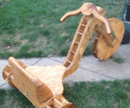 Wooden Big Wheel Aka "Wooden Wheels of Freedom"
