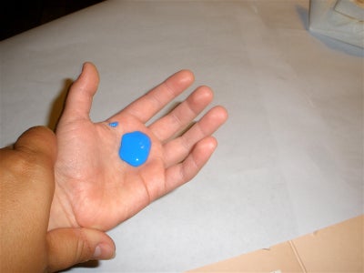 Giant Hand Print Art Card