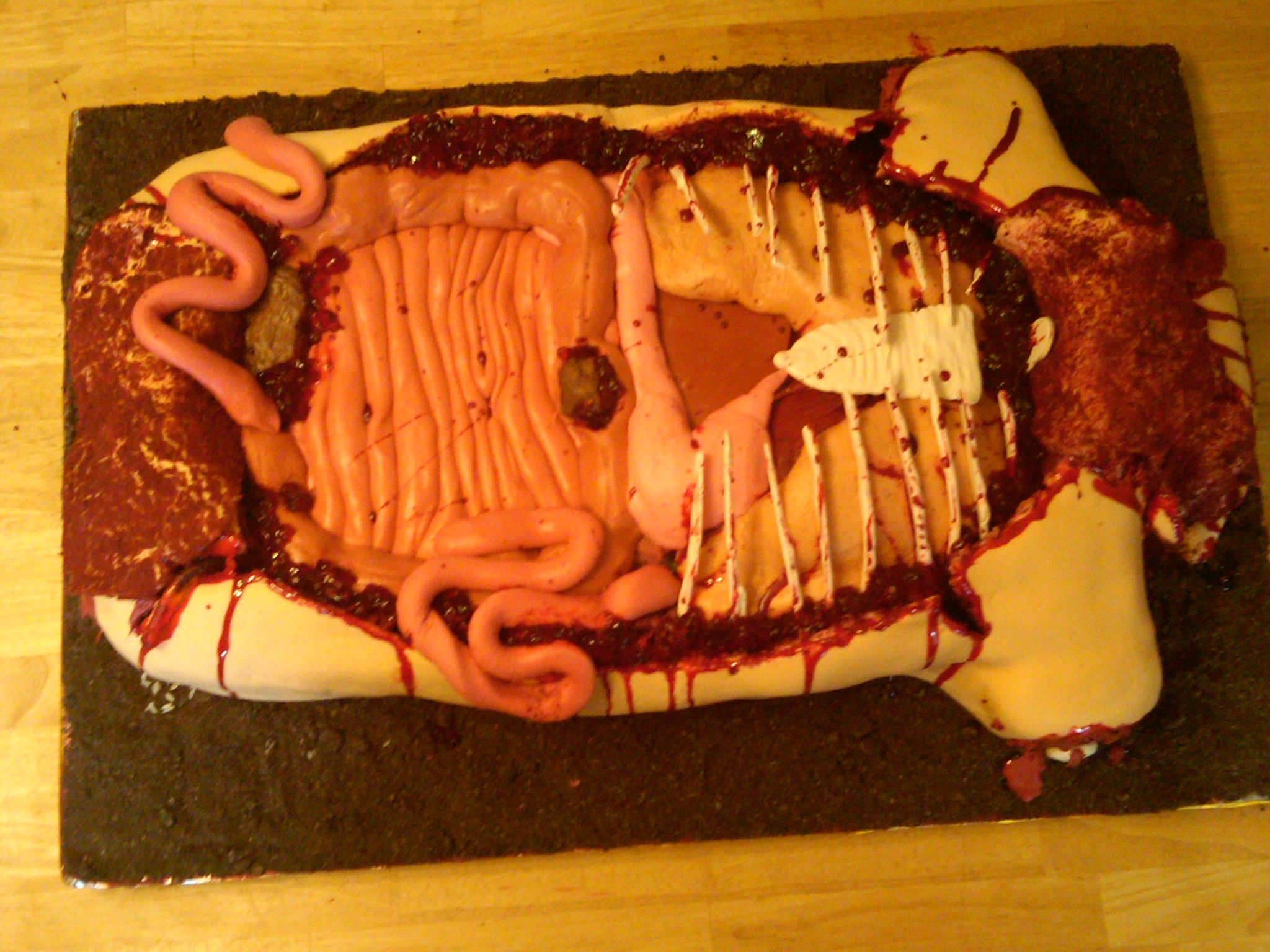 Crime Scene Cadaver Cake