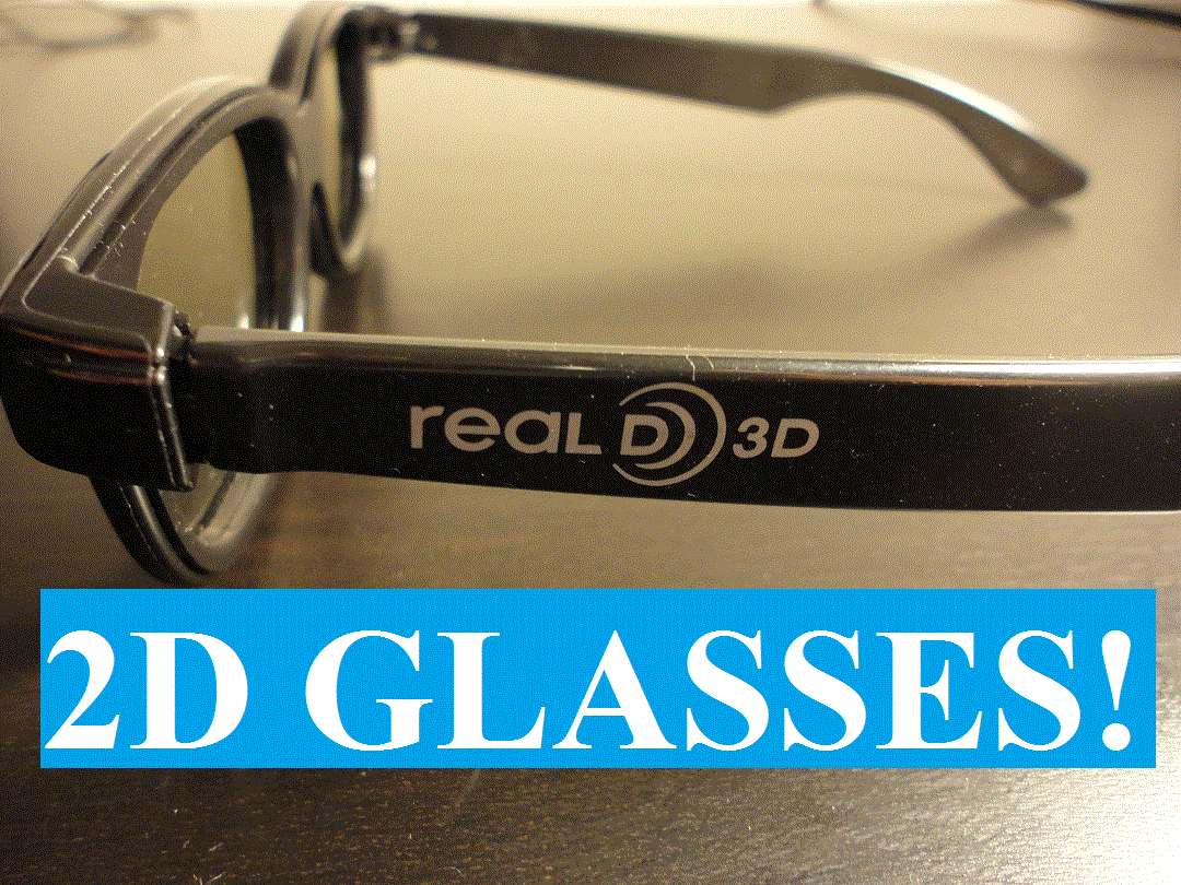 How to Make 3D Glasses Into 2D Glasses, What?! Instructables