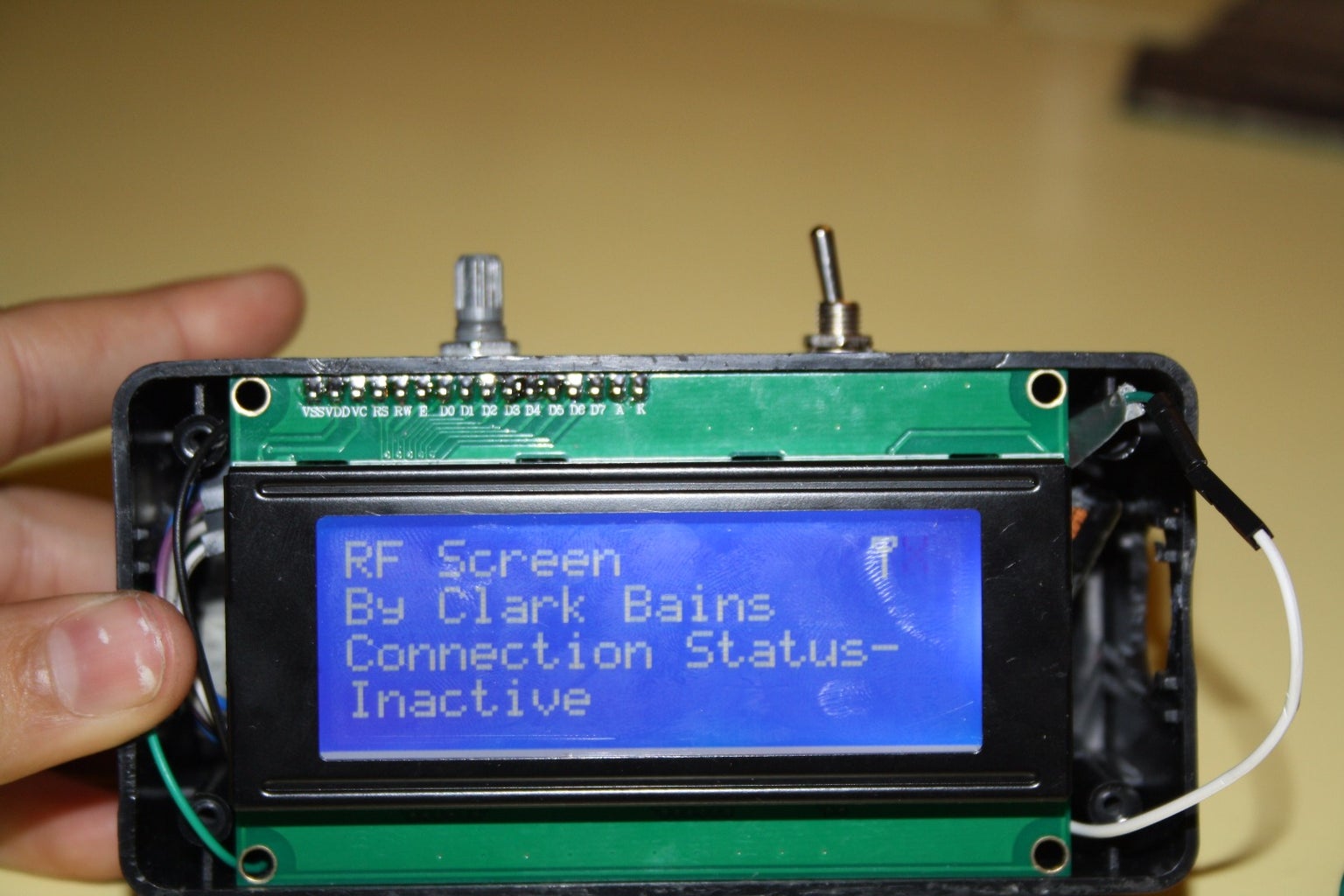 Wireless Arduino Display With 315mhz RF Modules