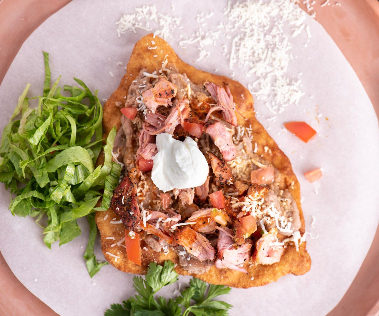 Barbecue Navajo Tacos (Indian Fry Bread)