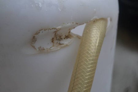 Fitting the Pump Outlet Hose