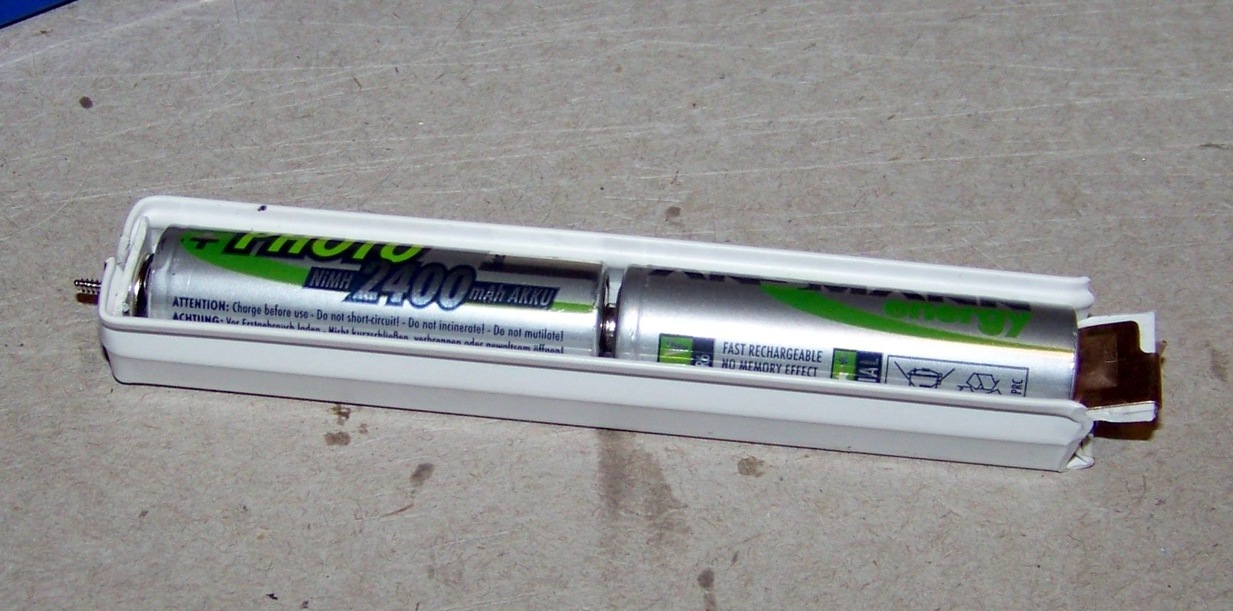 Battery Holder From Cable Channel