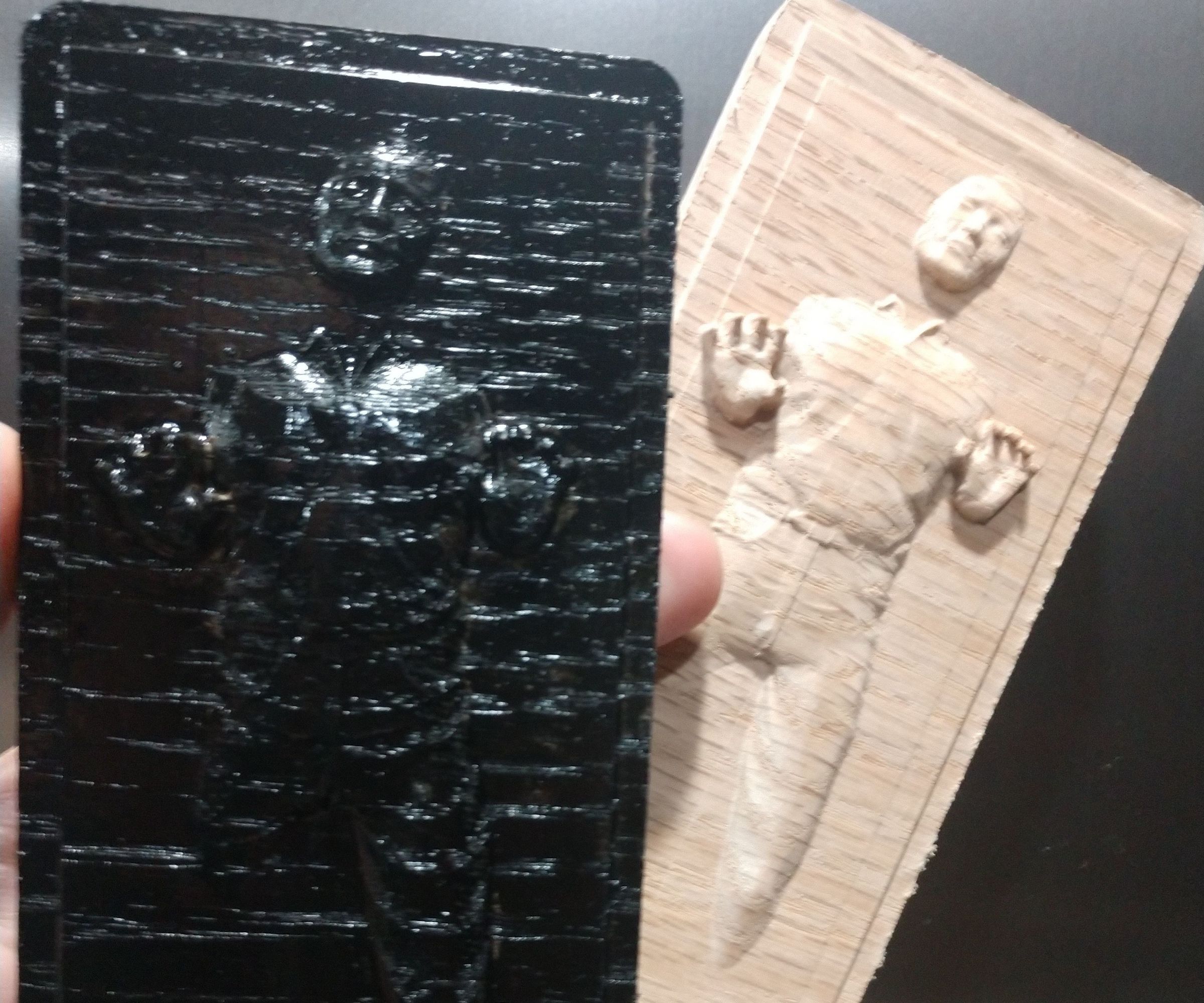 6 Inch Wooden Solo in Carbonite
