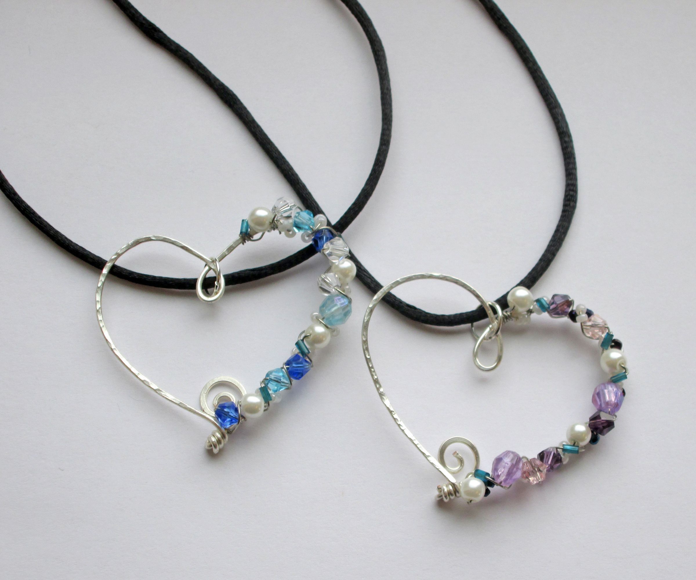 Hammered Heart Pendant