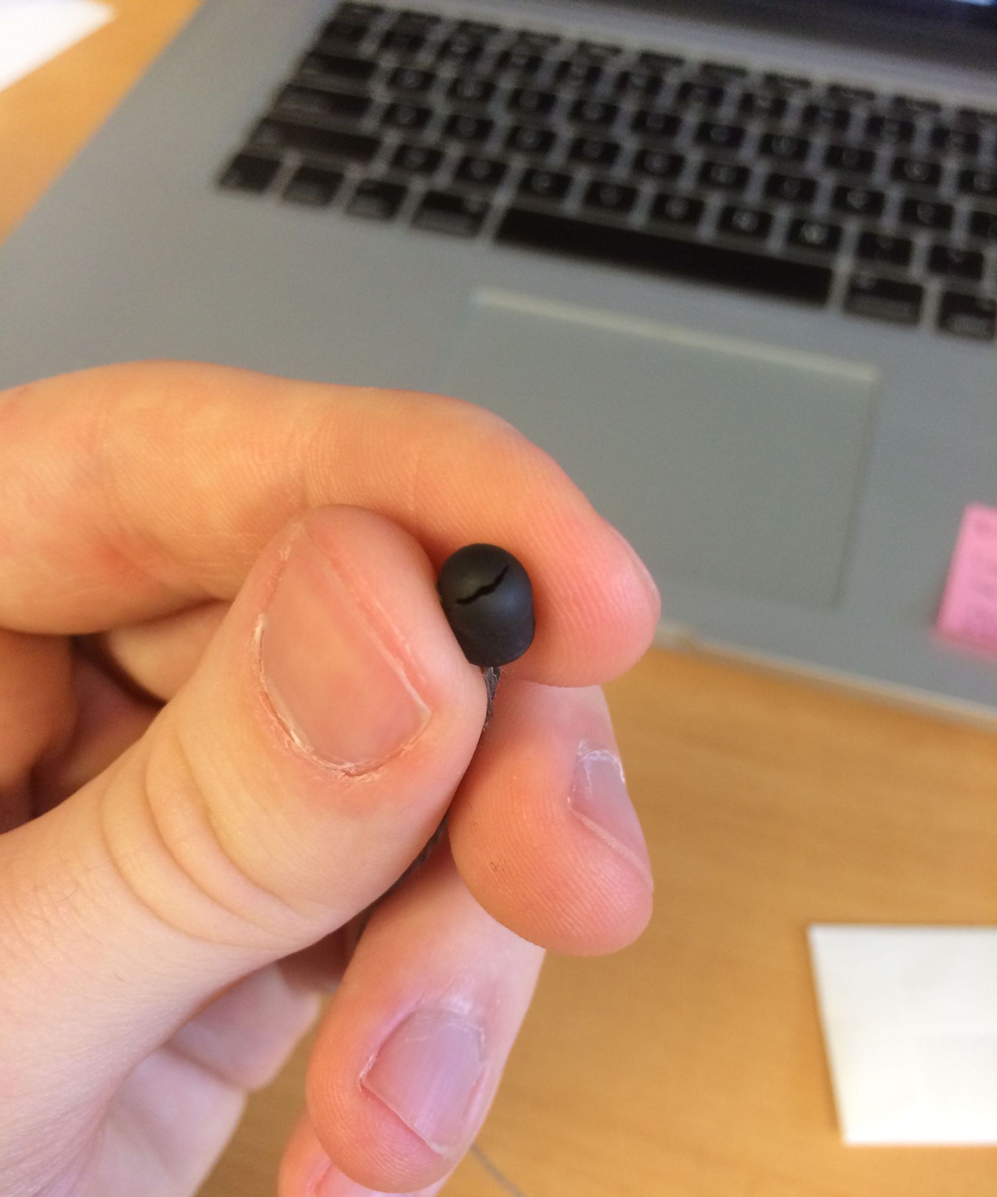 Repair a capacitive touch screen stylus with conductive thread