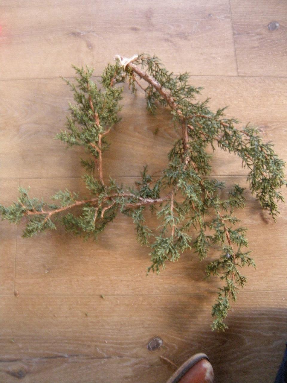 Finishing the Wreath