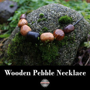 Wooden Pebble Necklace