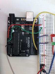 Setup the Arduino and the Breadboard and Wiring the LEDs