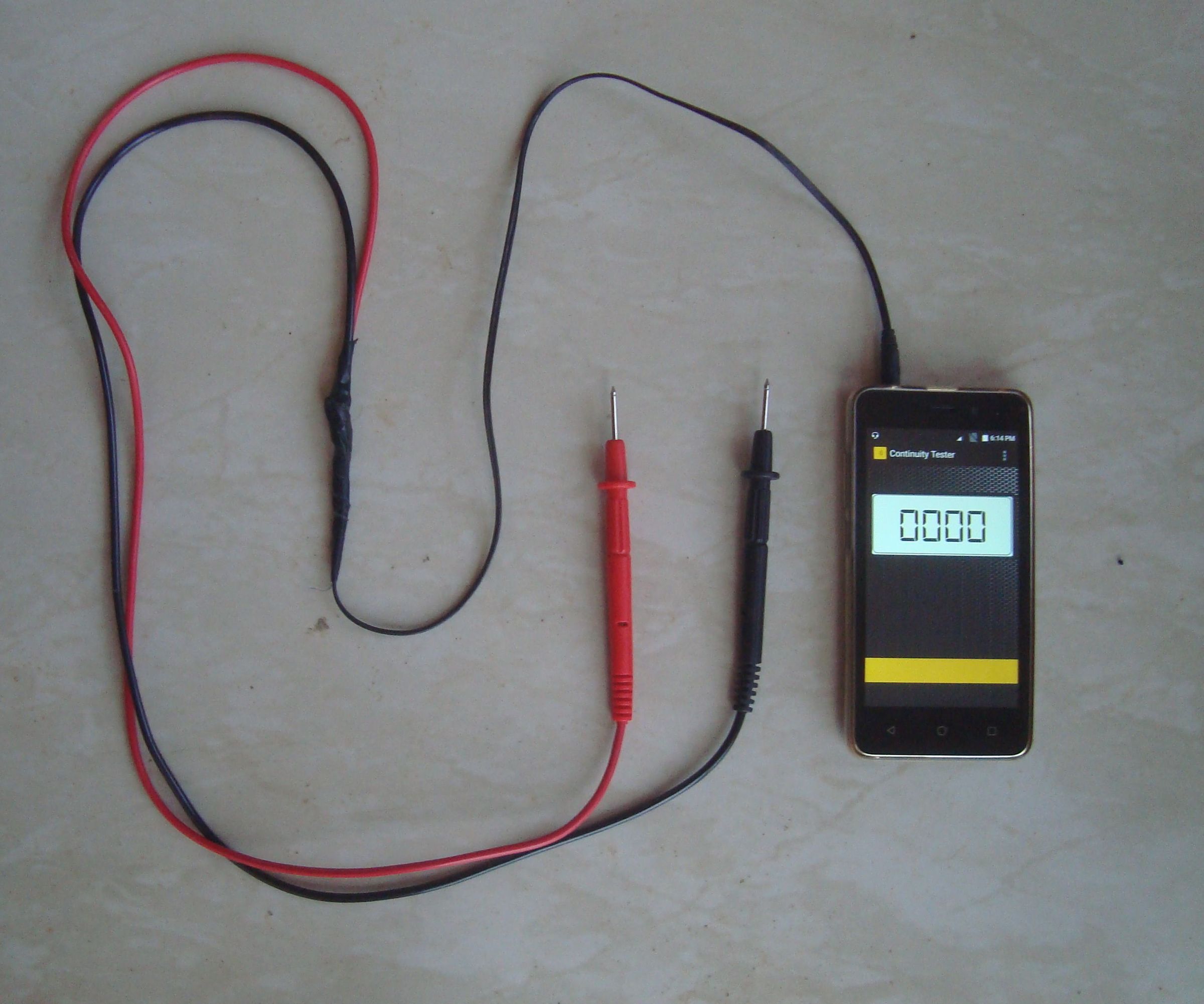 Continuity Tester (Using Android Phone)