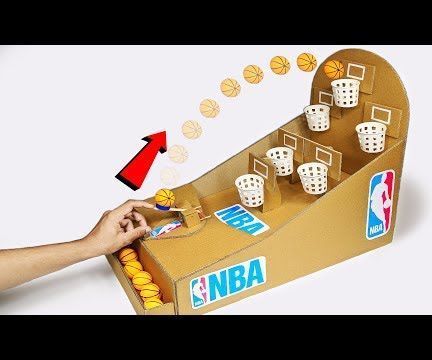 How to Make NBA Basketball Board Game From Cardboard DIY at Home