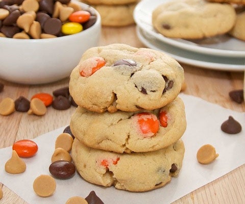 Peanut Butter Double Chip Pudding Cookie