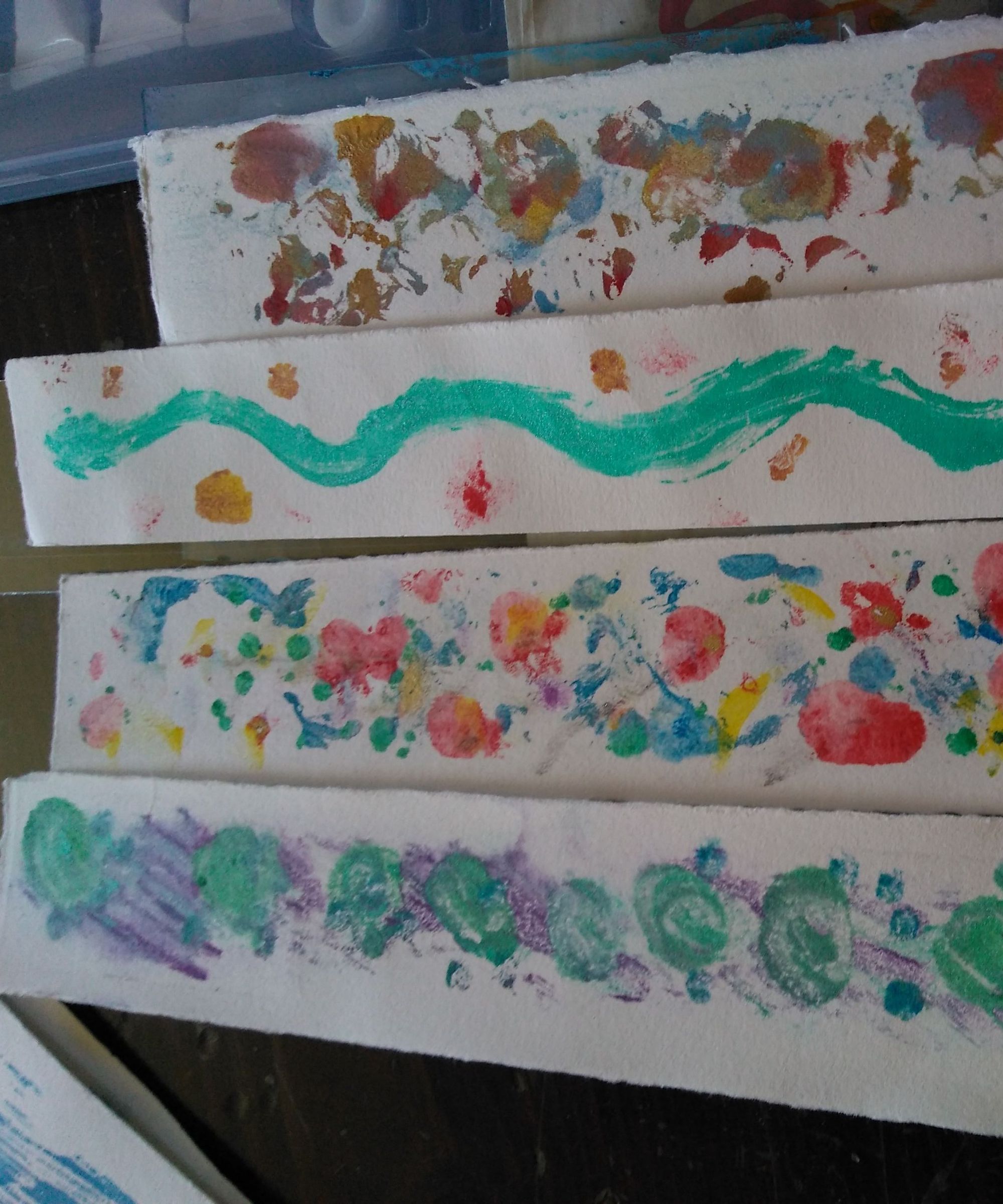 Monoprinting With Household Oil and Acrylic Paints