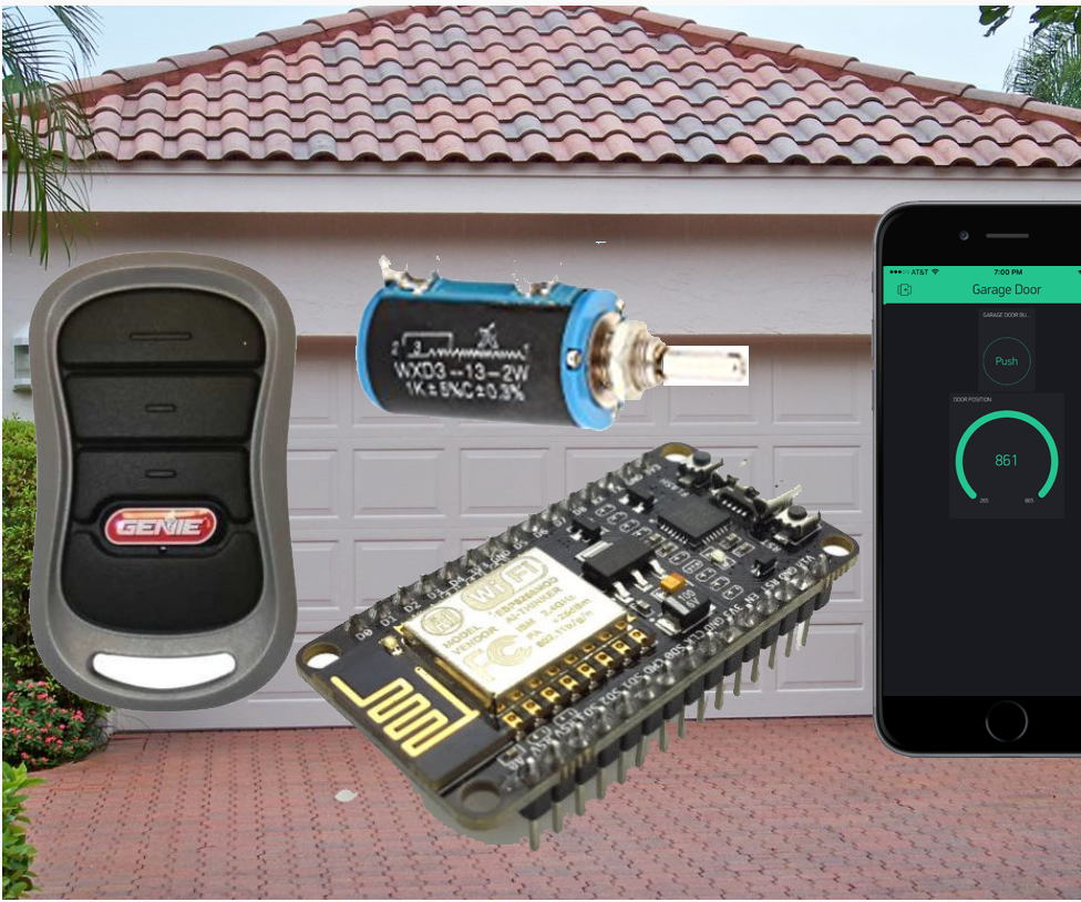 Is the Garage Door Open?  8266, iPhone/Android