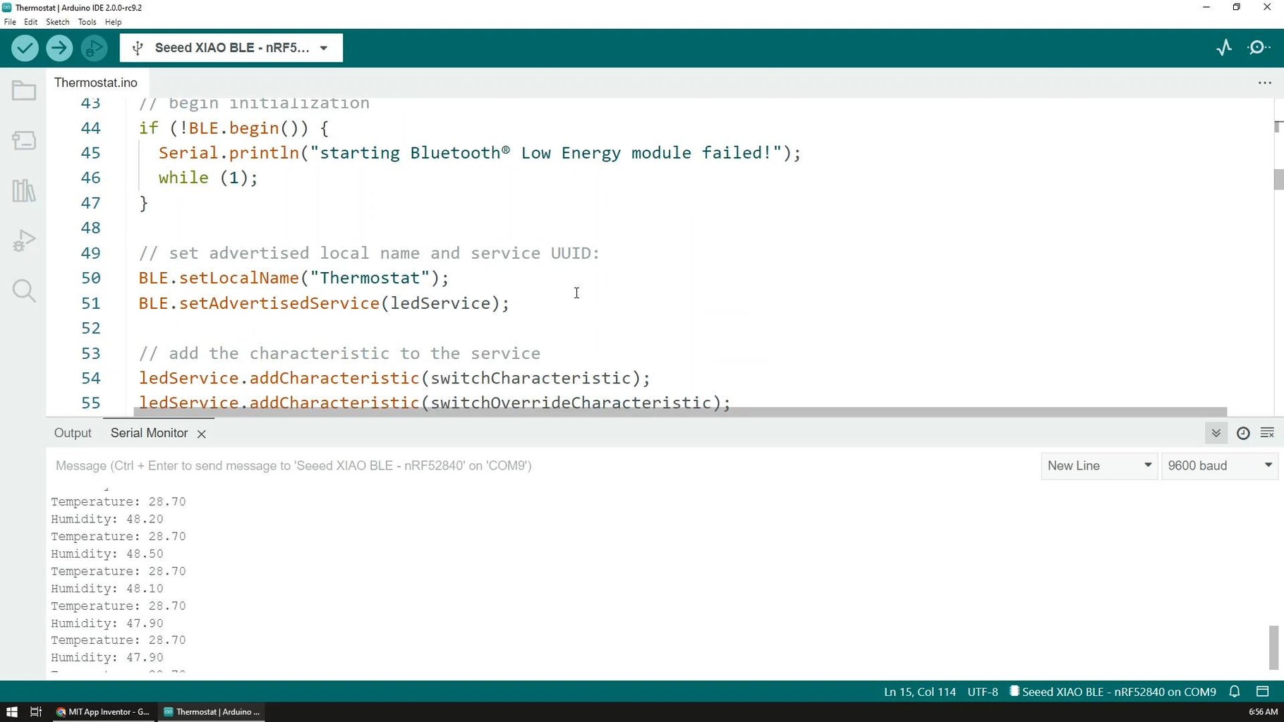 Programming the XIAO BLE Board