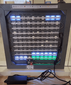 Homemade Word Clock