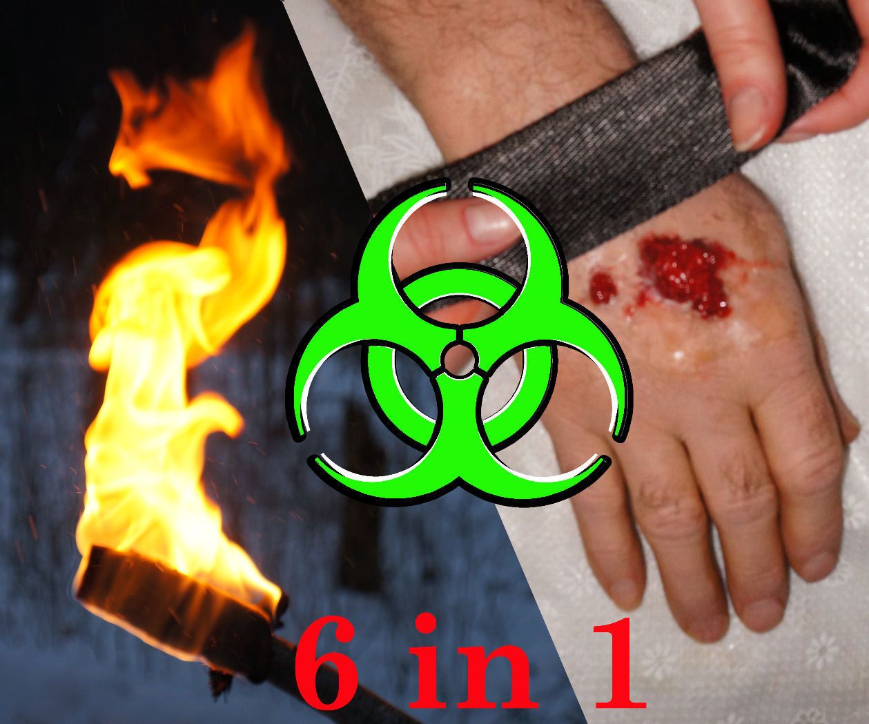 Carbon Tape to Survive. 6 in 1