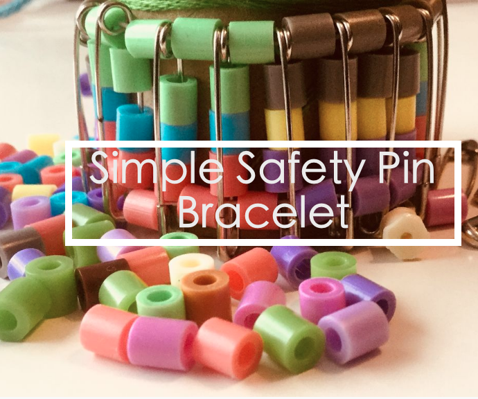 Simple Safety Pin Bracelet