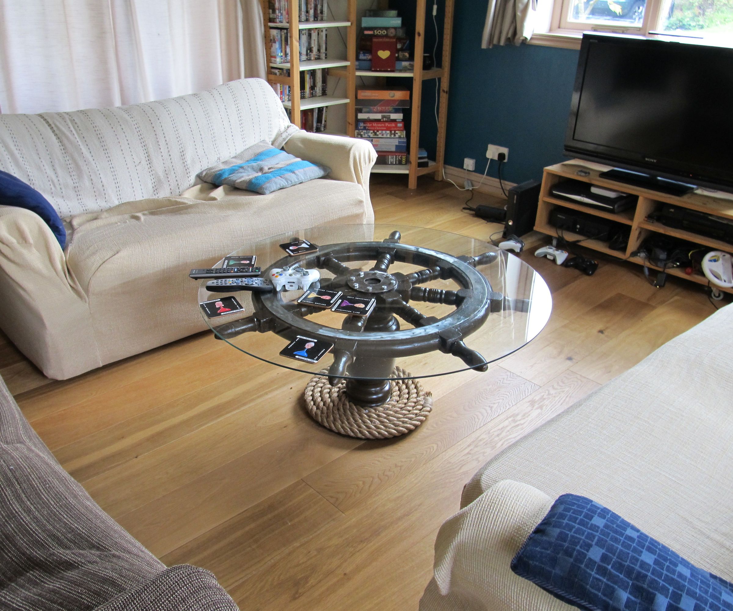 Upcycled Helm Coffee Table