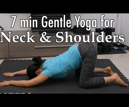 7 Min Gentle Yoga Stretch for Neck & Shoulders 