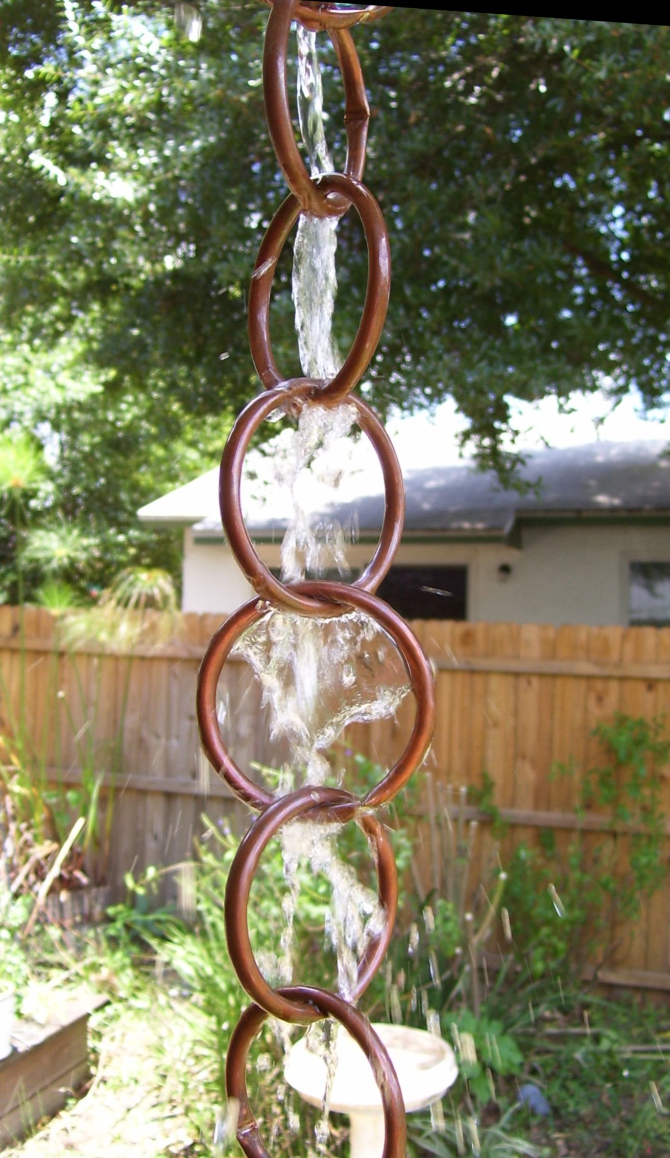 Copper Rain Chain