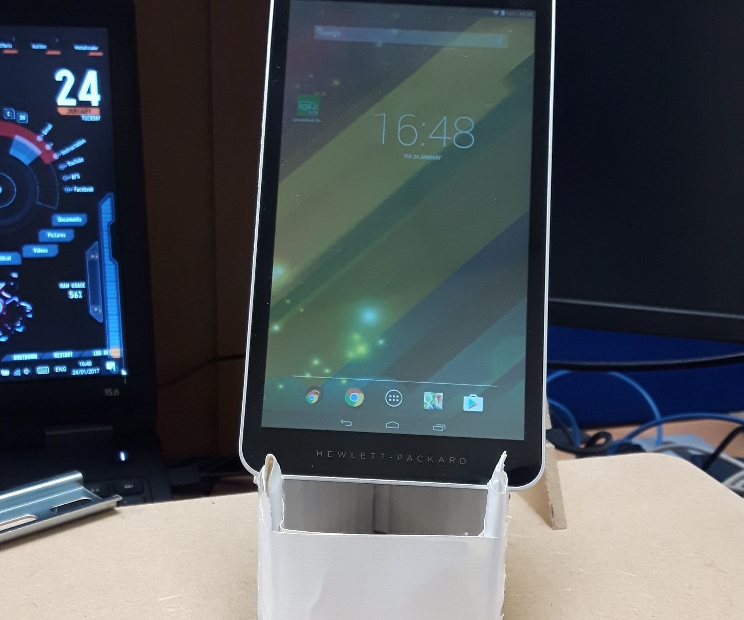 Cardboard Tablet Support