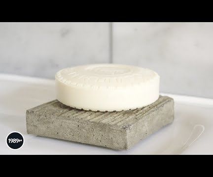 Concrete Soap Dish DIY
