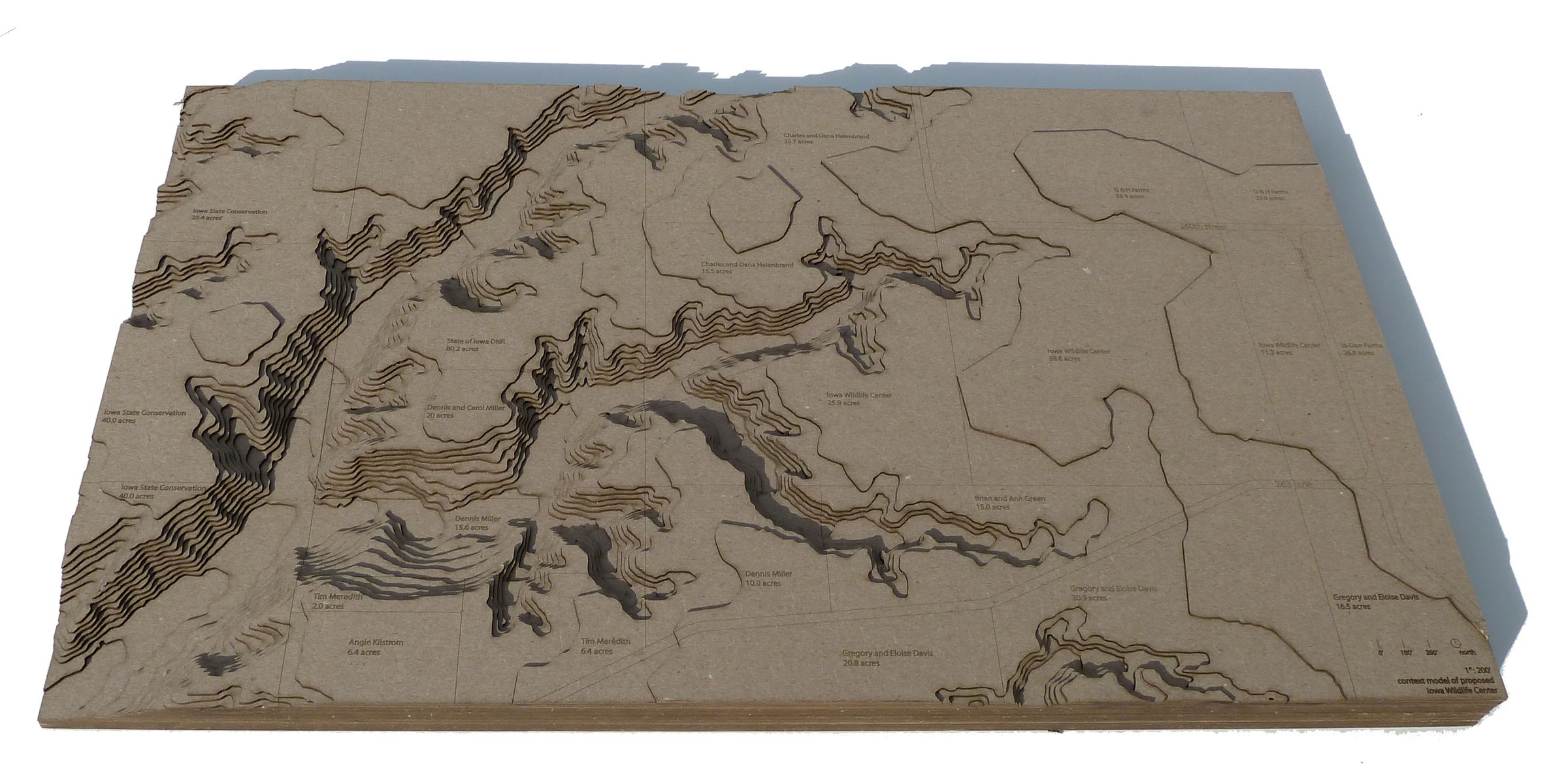 Create a Site Toporaphic Model Using a Laser Cutter