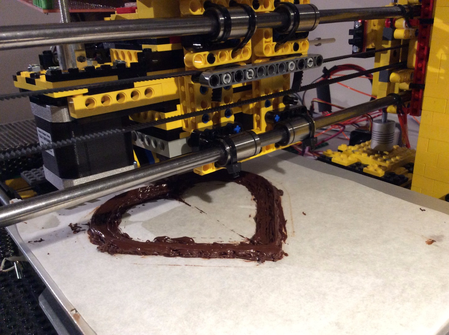 lego chocolate machine