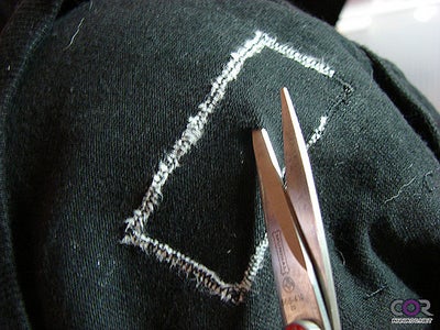 Cutting the Window Out.