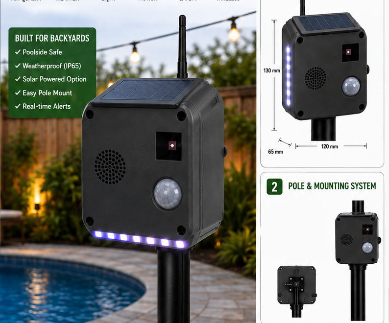 Backyard Ambient Comfort & Safety Station