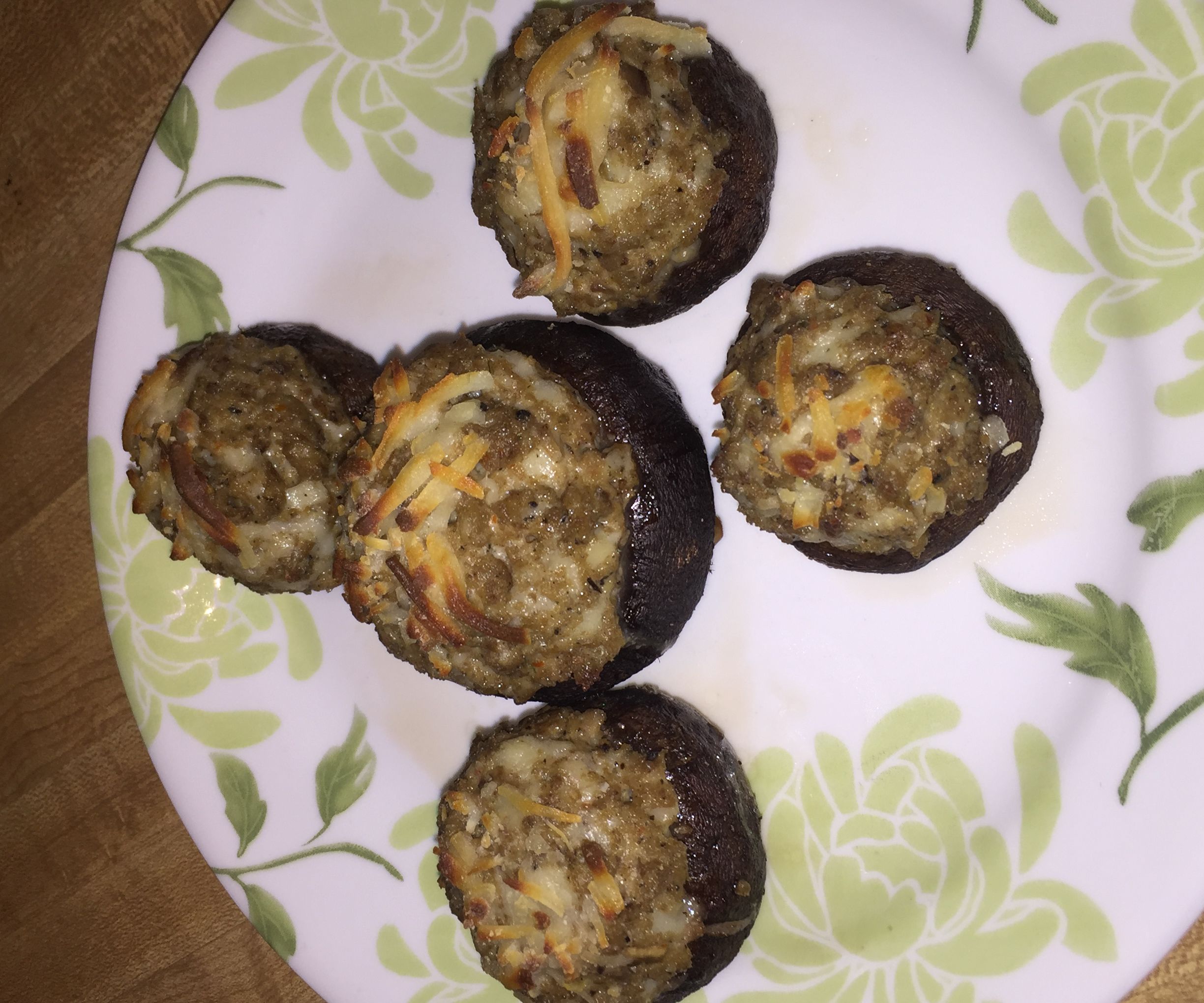 Cream Cheese Stuffed Mushrooms