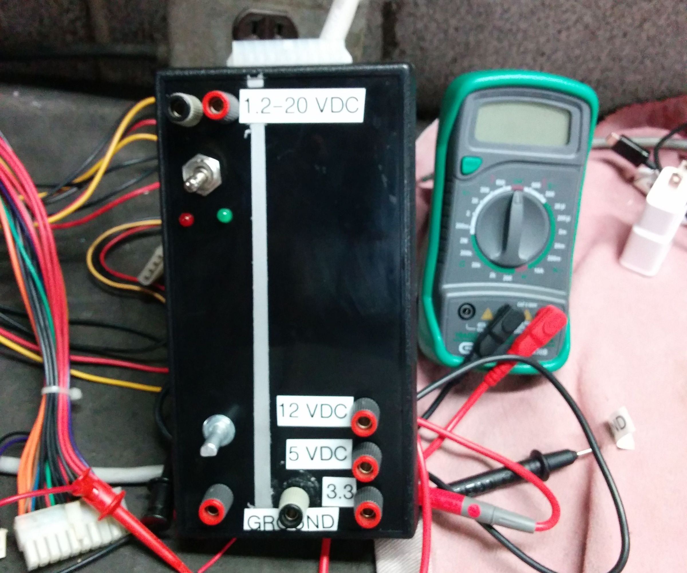 Bench Power Supply Using PC Power Supply