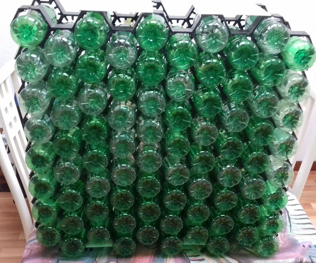 PET Bottle Storing Wall 5 Steps Instructables