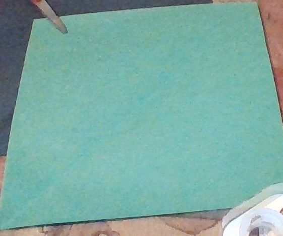 Turning A4 Paper into a Square