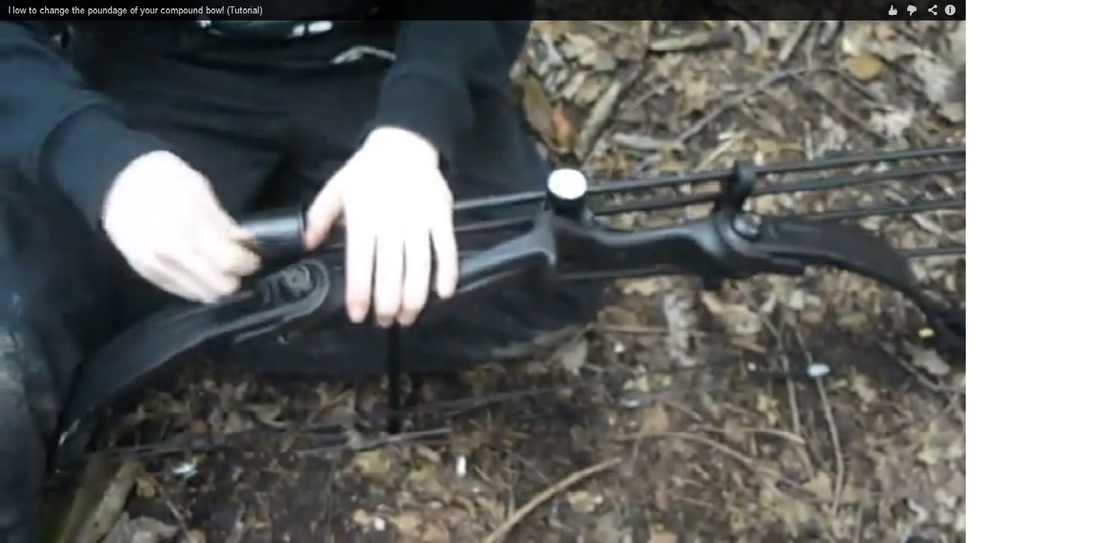 How to Change the Poundage on Your Bow!