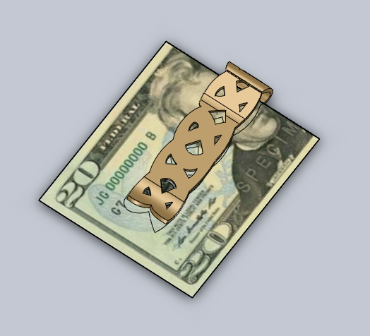 Celtic Knot Money Clip