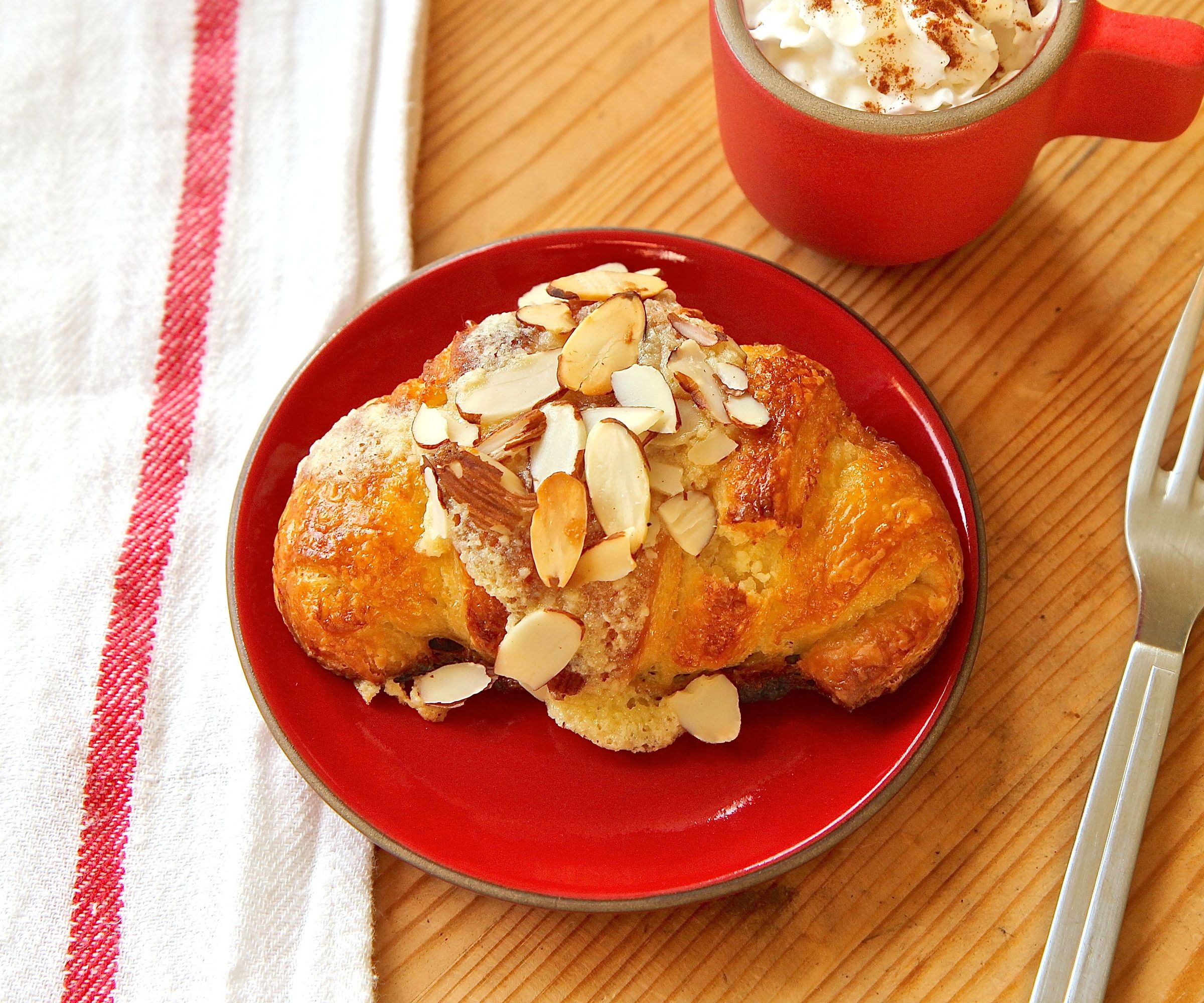 Homemade Almond Croissants