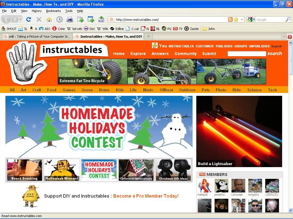 Taking a Picture of Your Monitor.