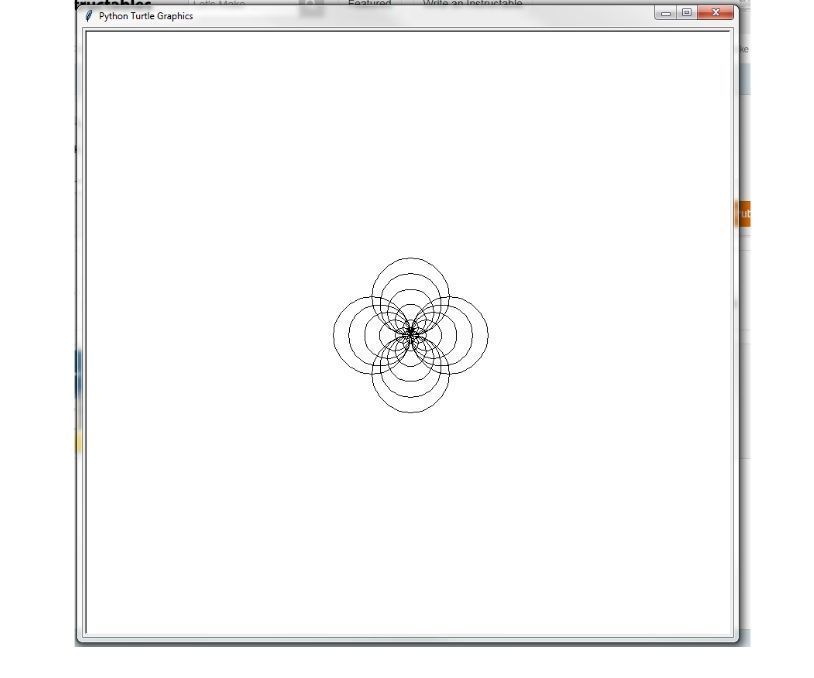Python Program - How to Use Turtle - Make a 4 Leaf Clover