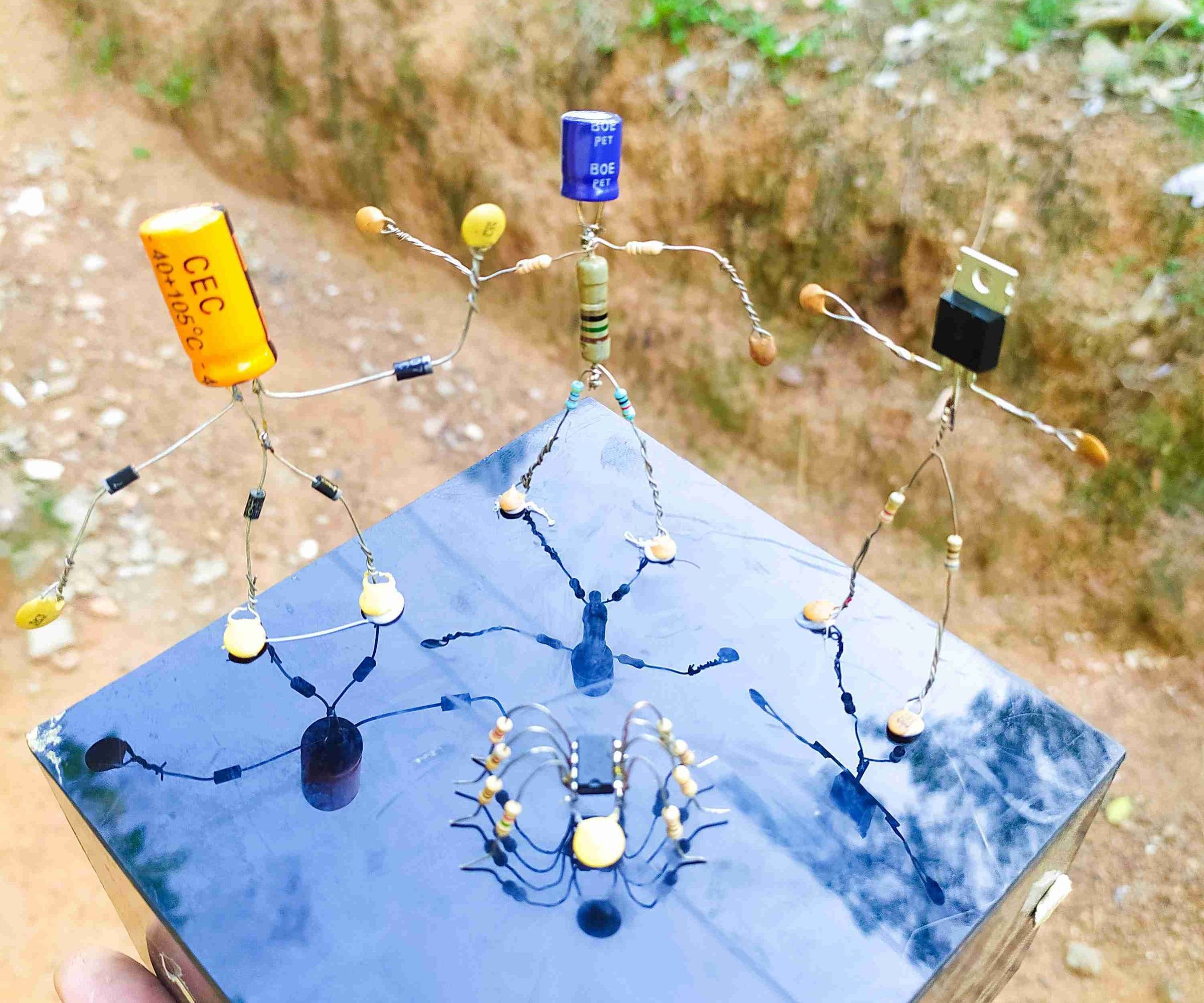 Electronic Component Sculptures