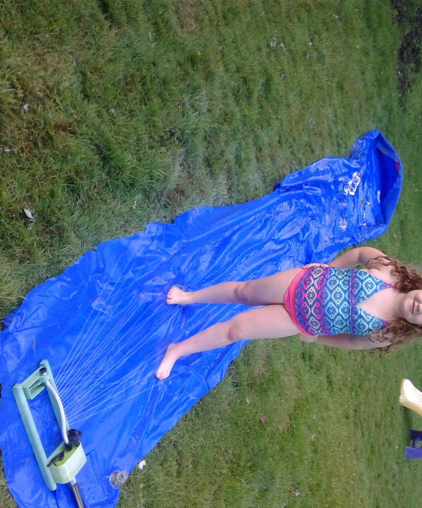 Back yard fun or hillbilly slip n slide