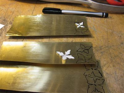 Preparing Shim Stock and Transfer Pattern