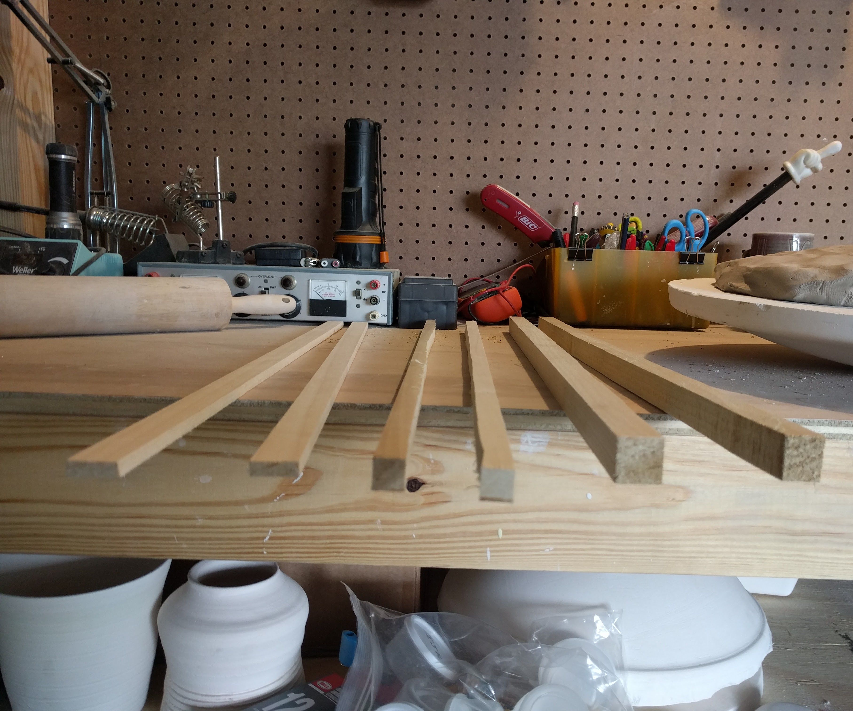 Slab Thickness Sticks for Clay