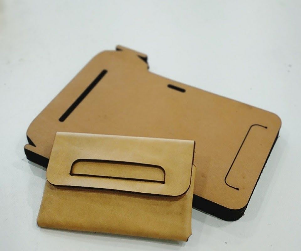No Sewed Origami Leather Card Case