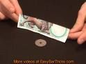 How To do magic trick with a coin and a paper
