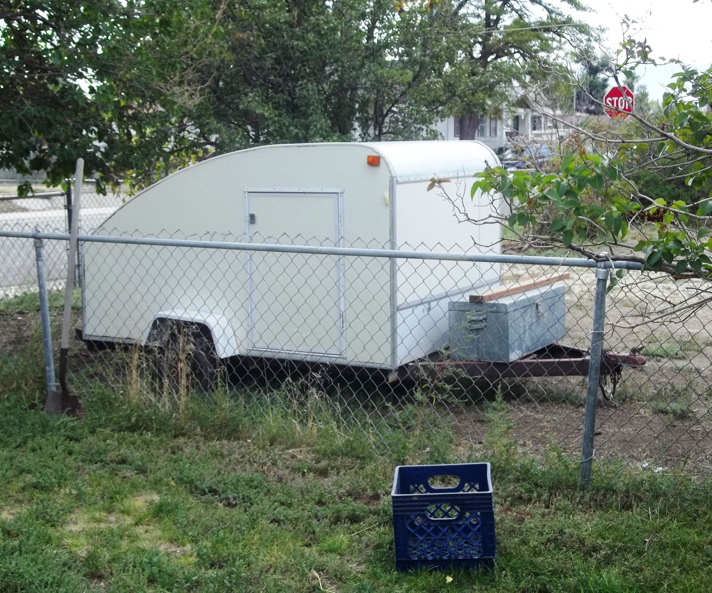 Recycled Teardrop Trailer