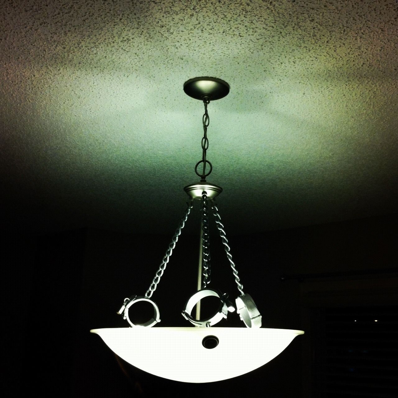 MEDIEVAL SHACKLES/CHANDELIER 