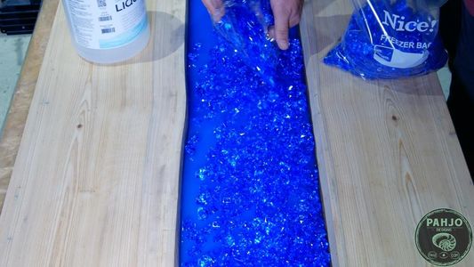 DIY Epoxy River Rock Table That Glows : 24 Steps (with Pictures ...